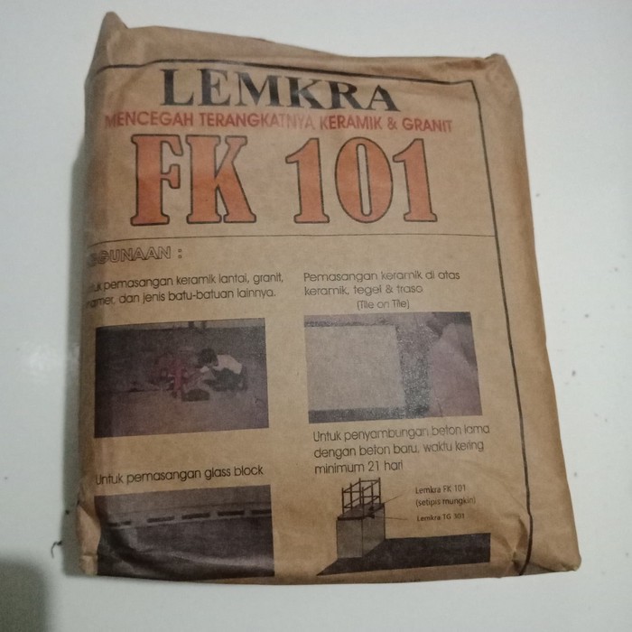 LEMKRA FK 101 mencegah terangkatnya keramik dan granit