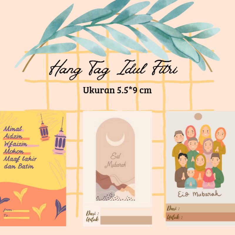 

hang tag idul fitri