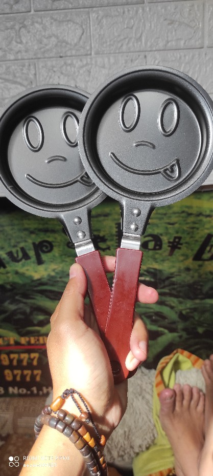 Teflon Telur Mini Frying Pan Wajan Motif Karakter Lucu Unik Anti Lengket Serbaguna- 100339