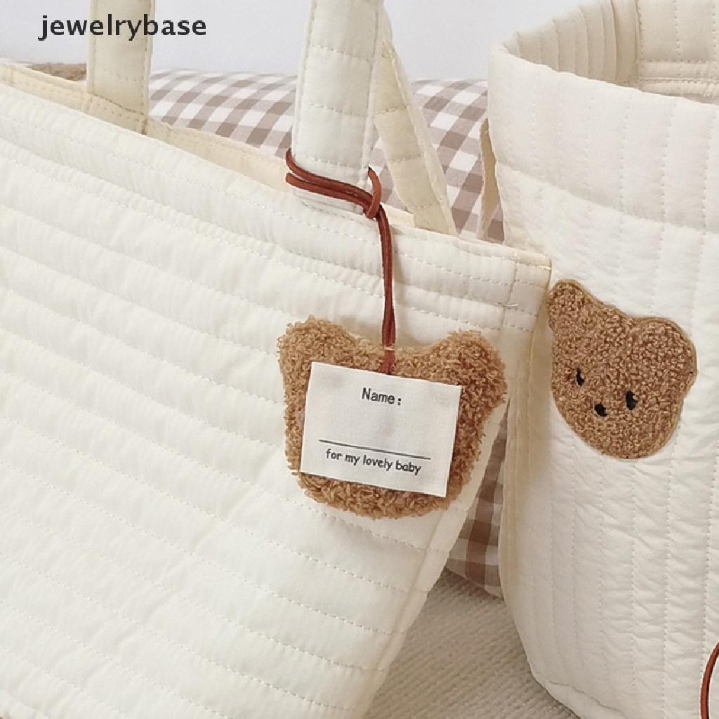 1 Pc Gantungan Kunci Bentuk Kepala Beruang Bahan Plush Untuk Tas Wanita