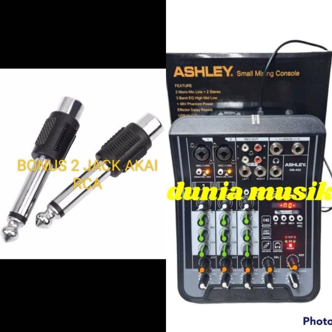 mixer ashley sm402 sm 402 4 channel original