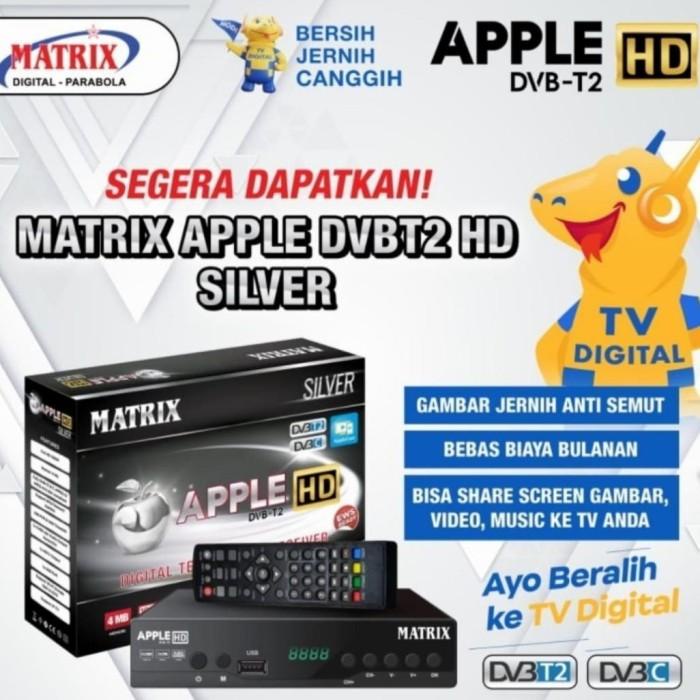 Set Top Box Matrix Apple Dvb T2 Matrix Silver Bisa Youtube