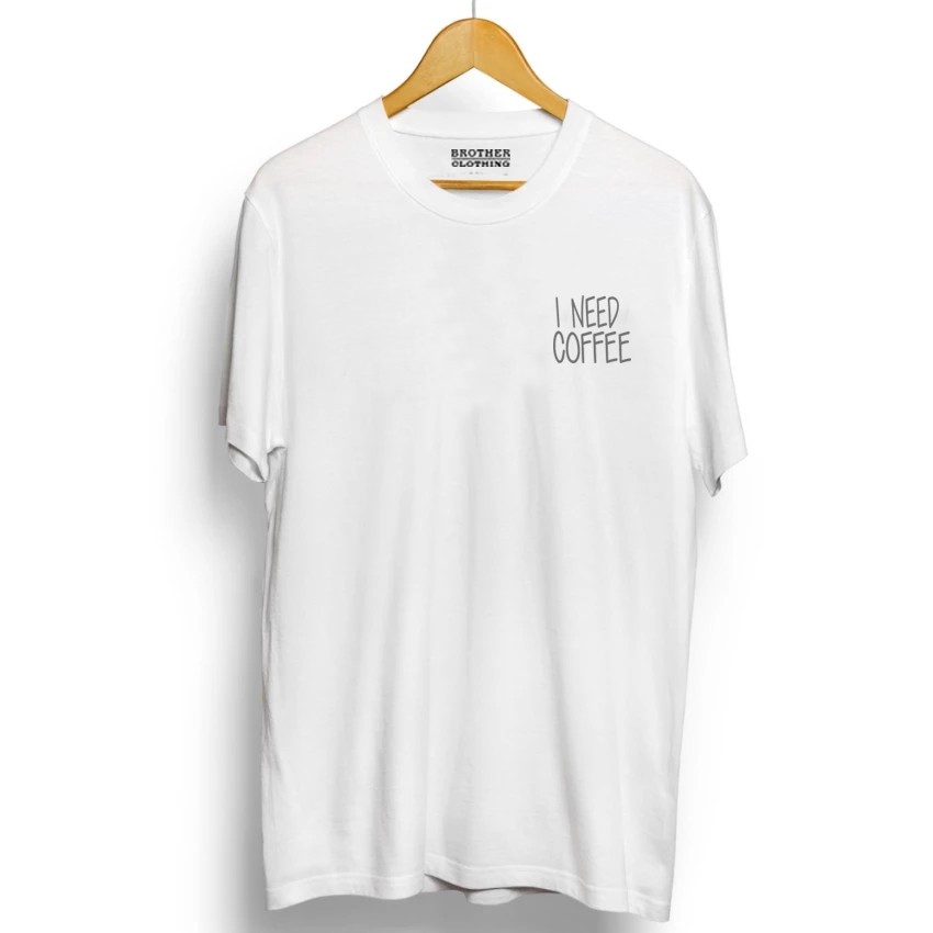 Kaos Distro I Need Coffee Little Abu Abu - Abu Misty Premium