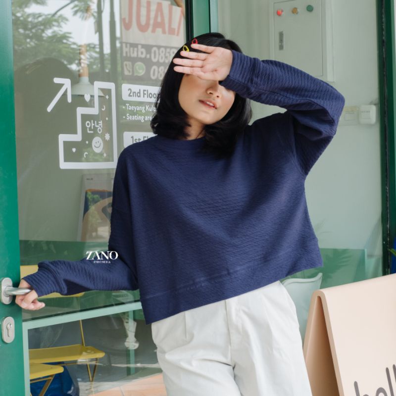 ZANO BASICS Sweater Crop Phoenix