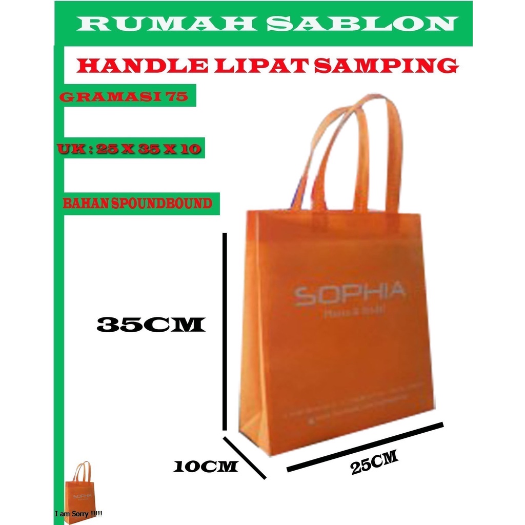 

TAS SPOUNDBOND/ TAS MURAH/ TAS goodiebag 30 x40