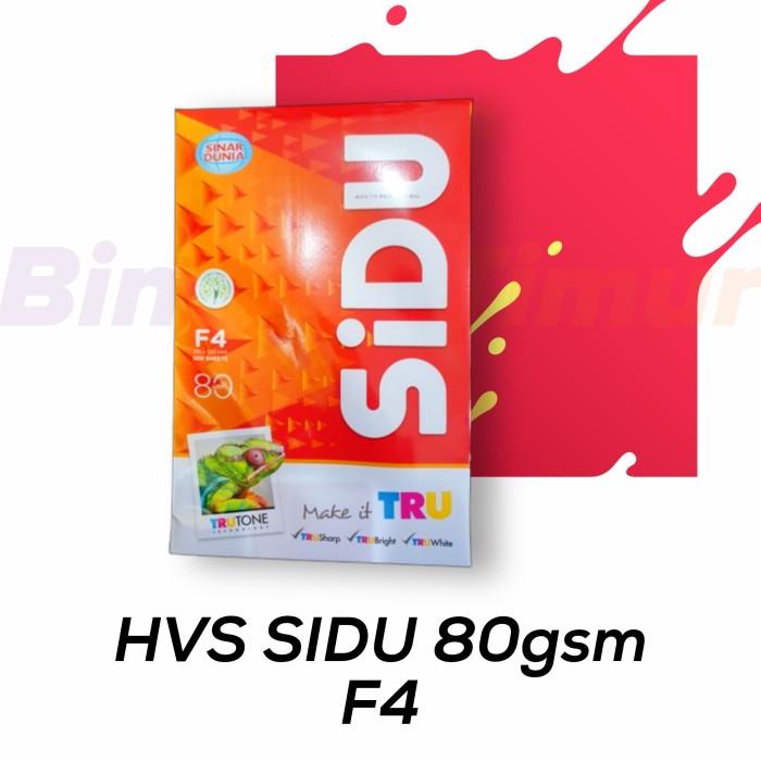 

Kertas Hvs 80 Gram Sidu F4