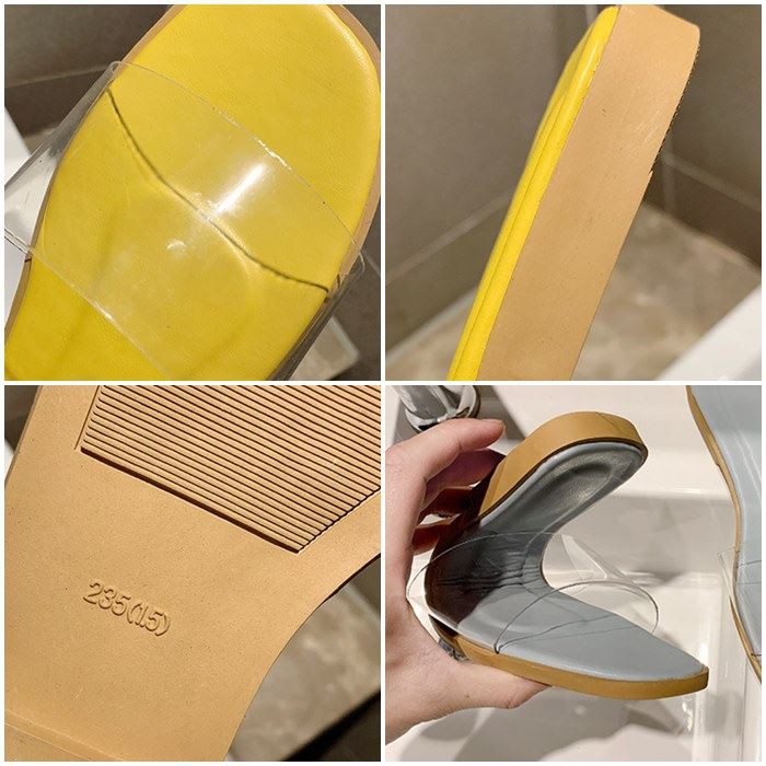 JSF 551 (SIZE 35-39) RISCE SANDAL FLAT TRANSPARANT IMPORT WANITA CEWEK PEREMPUAN JAKARTA BATAM