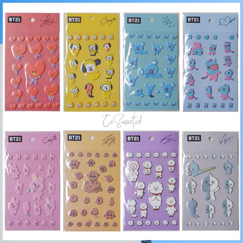 

STIKER BT21 3D / STIKER BTS 3D (SB81)