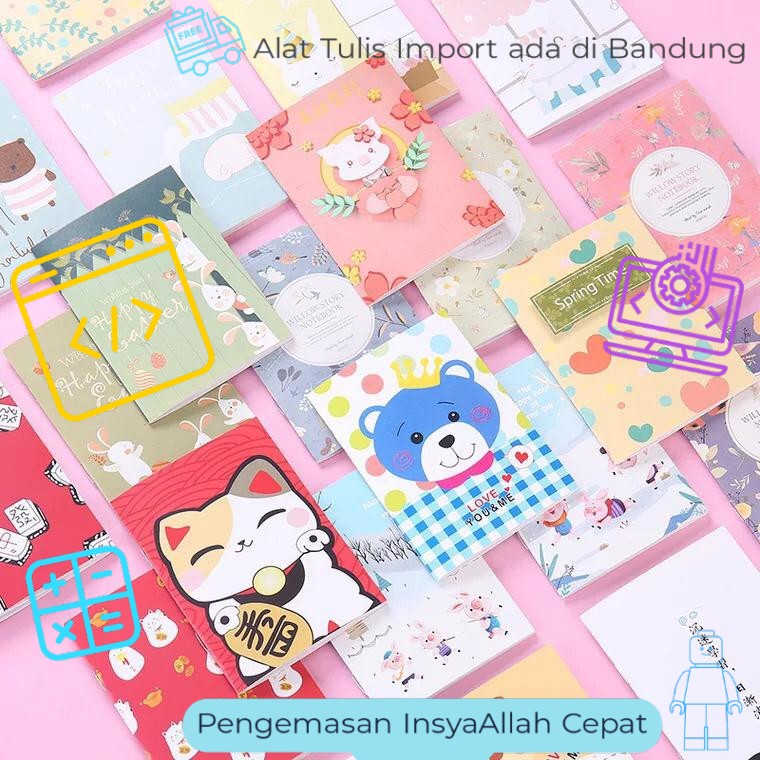 

(Sedia di Pulau Jawa) Buku Tulis Mini Notebook Mini - ST0199