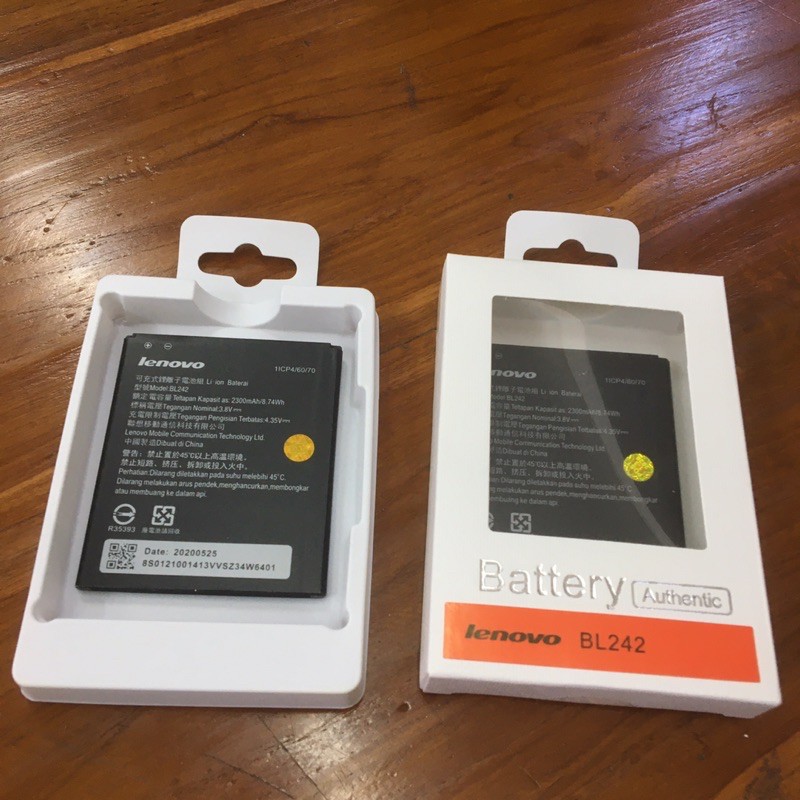 BATTERY , BATERAI , BATRE LENOVO A6000/ A6000+ (plus). BL242 Ori AMS