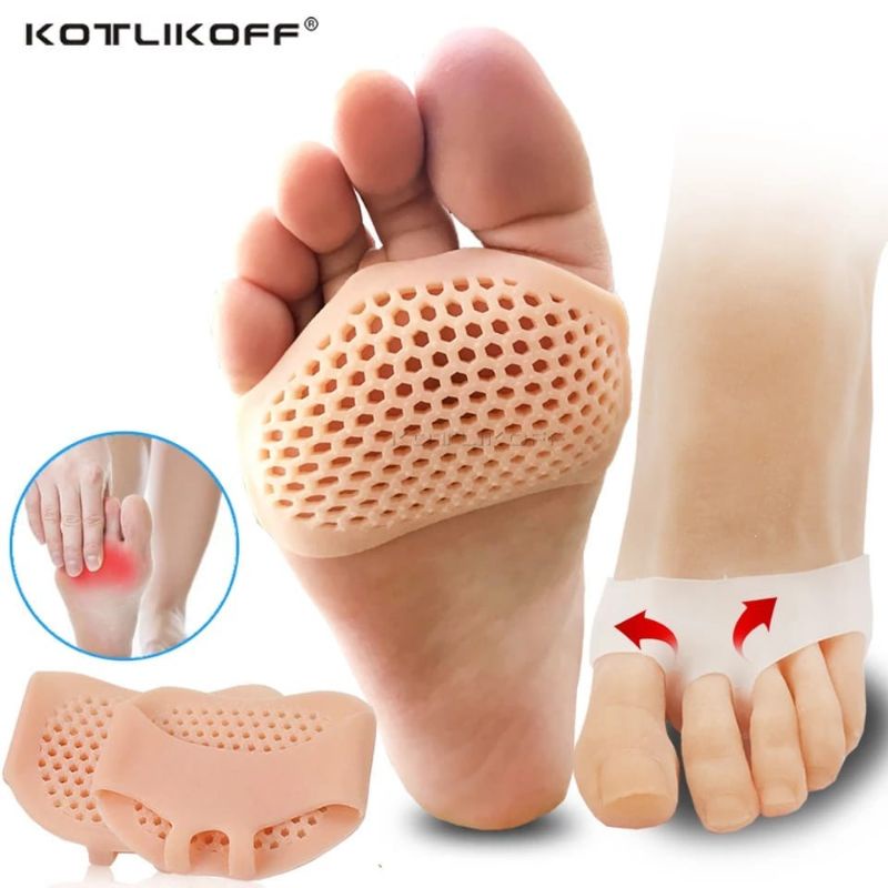 1 PASANG INSOLE SILICONE JEPIT ANTI SLIP / BANTALAN KAKI DEPAN SILIKON / BANTALAN KAKI CEGAH KAPALAN