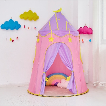 TENDA MAINAN ANAK CASTLE TINGGI MODEL MONGOLIAN TENDA PORTABLE