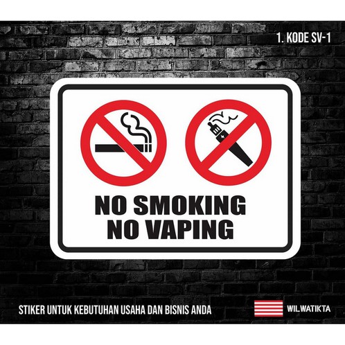 

Sticker K3 Safety Sign Warning Kawasan Dilarang Merokok & Vaping ( Min. 2 Pcs )
