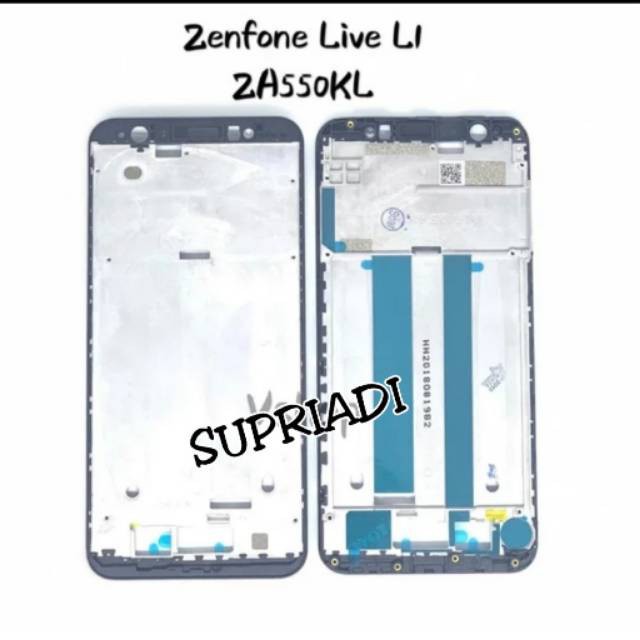 FRAME LCD TULANG TENGAH ASUS ZENFONE LIVE L1 BAZEL TULANG KERANGKA HP TATAKAN LCD ZA550KL