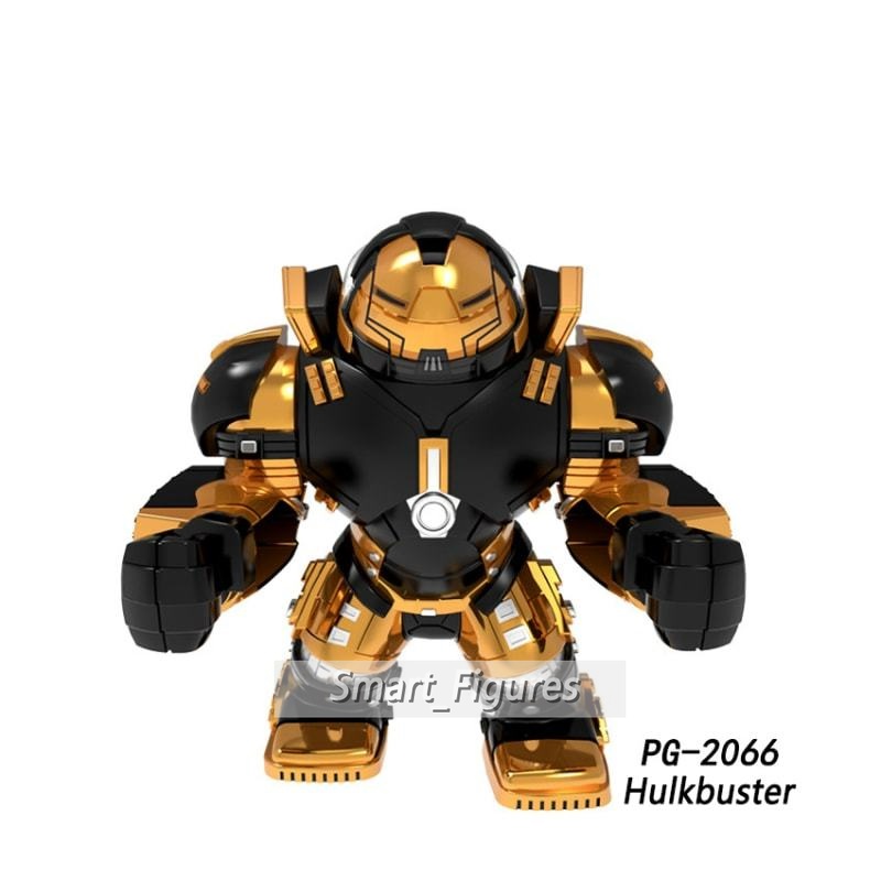 Hulkbuster Mainan Action Figure Minifigures Thanos Groot Toxin Riot Venom Wolverine Marvel PG8242