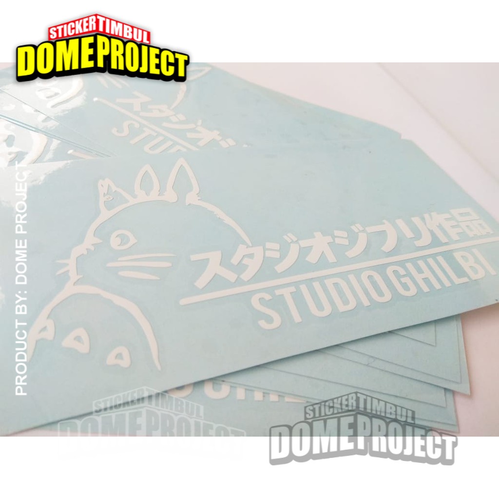 STIKER MOTOR CUTTING STUDIO GHIBLI DECAL HELM MOTOR KACA MOBIL LOGO ANIME STICKER AESTHETIC KEREN