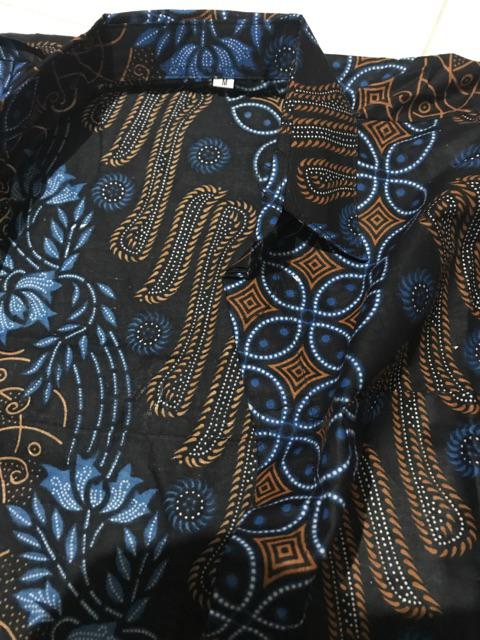 Couple Ayah Anak Batik Seno Biru