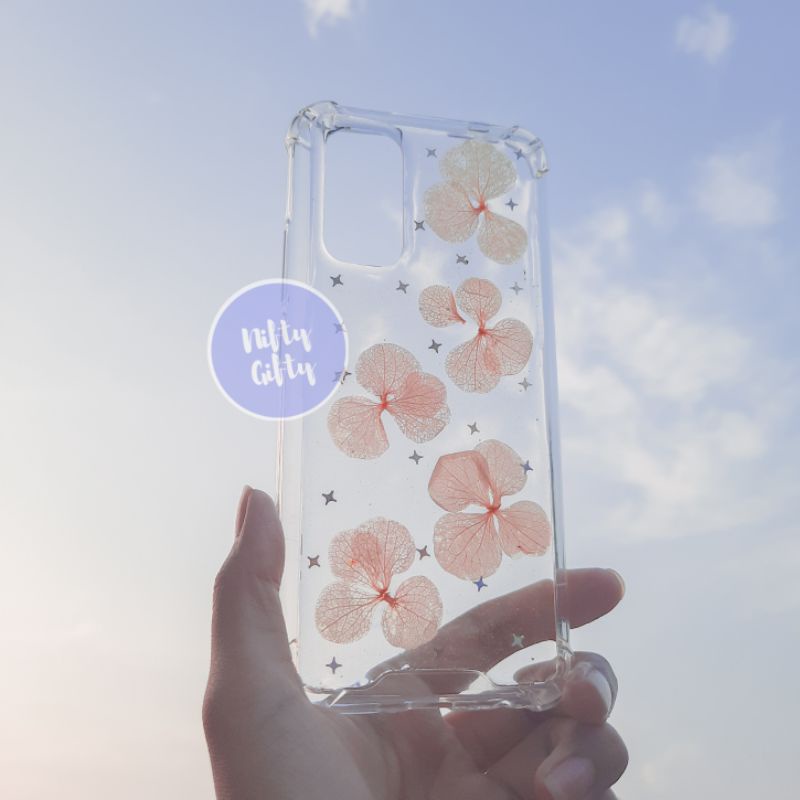 PRESSED FLOWER CASE | Resin Case Dried Flower [REAL PICT] CASING HP Bunga Pressed Asli