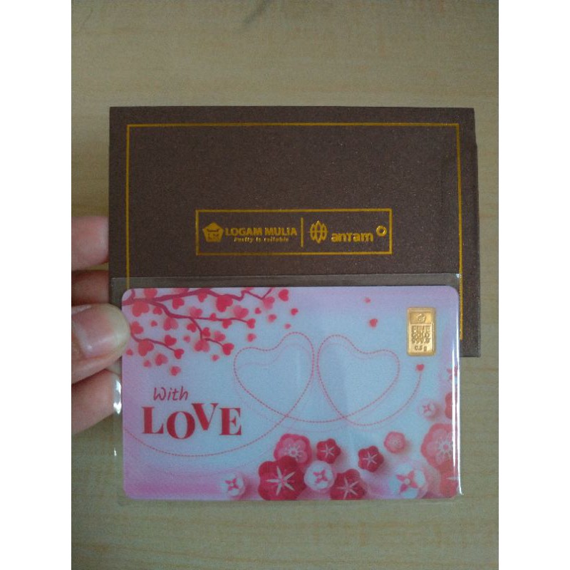 Logam Mulia Antam Gift Series With Love 0.5 Gram