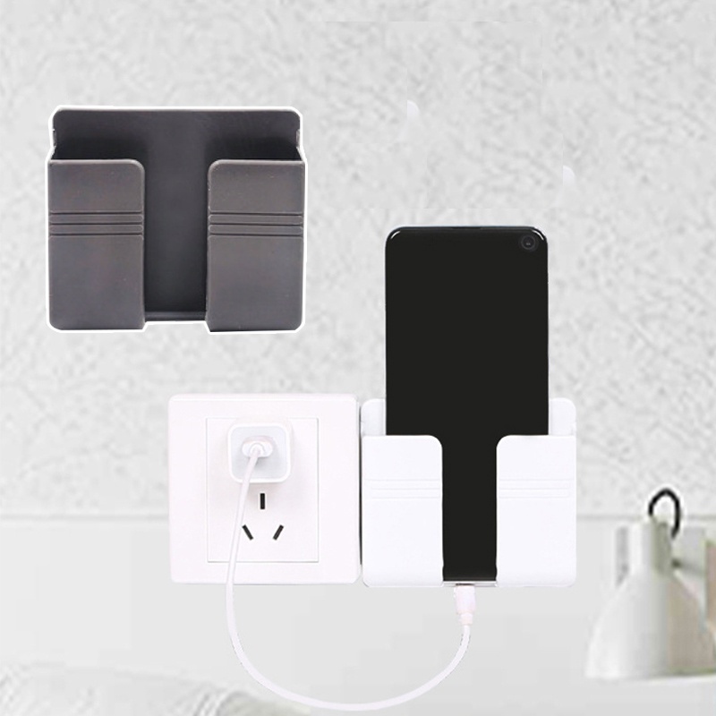 Stand Holder / Dudukan Ponsel / Charger Model Gantung Untuk Dinding / Rumah