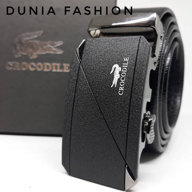 GESPER PRIA CROCODILE REL IKAT PINGGANG PRIA KULIT IMPORT