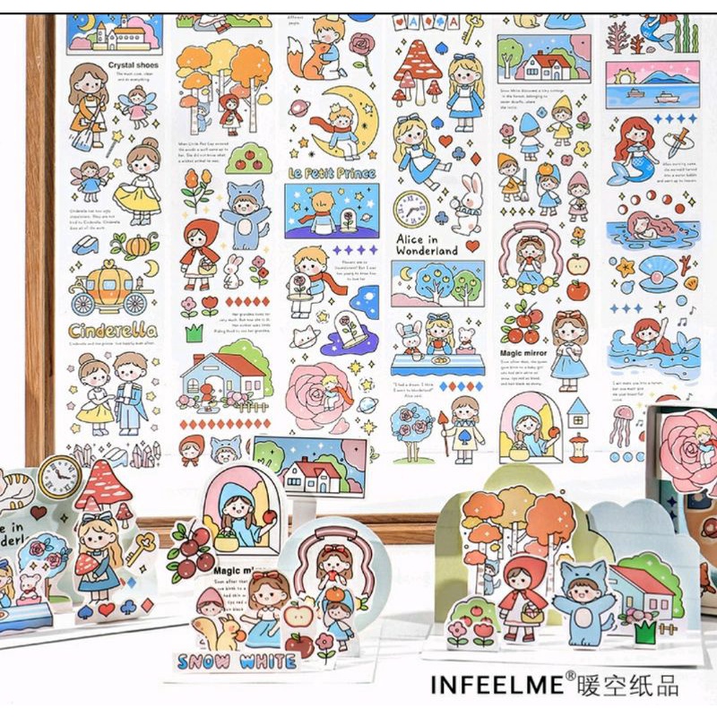 

Sticker Princess Cantik Sticker Decor Bujo Journal Stiker Aesthetic ST26 - DOAEJO