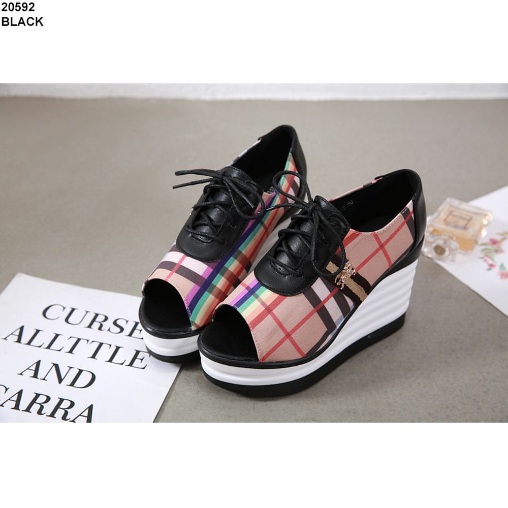 Sepatu Wanita Sepatu Import Sepatu Batam Wedges :CC 20592