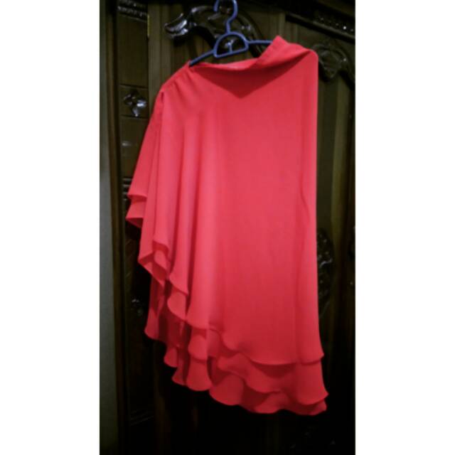 Preloved Khimar 3 layer