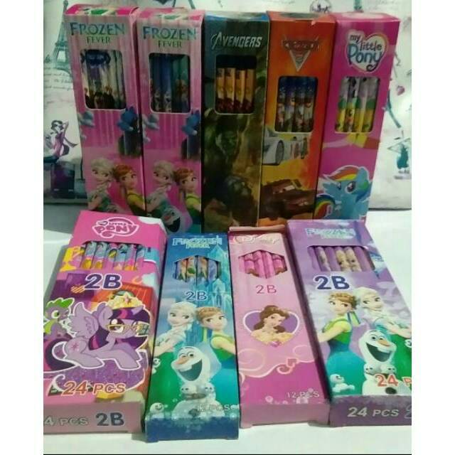 

Pensil motif karakter 2B
