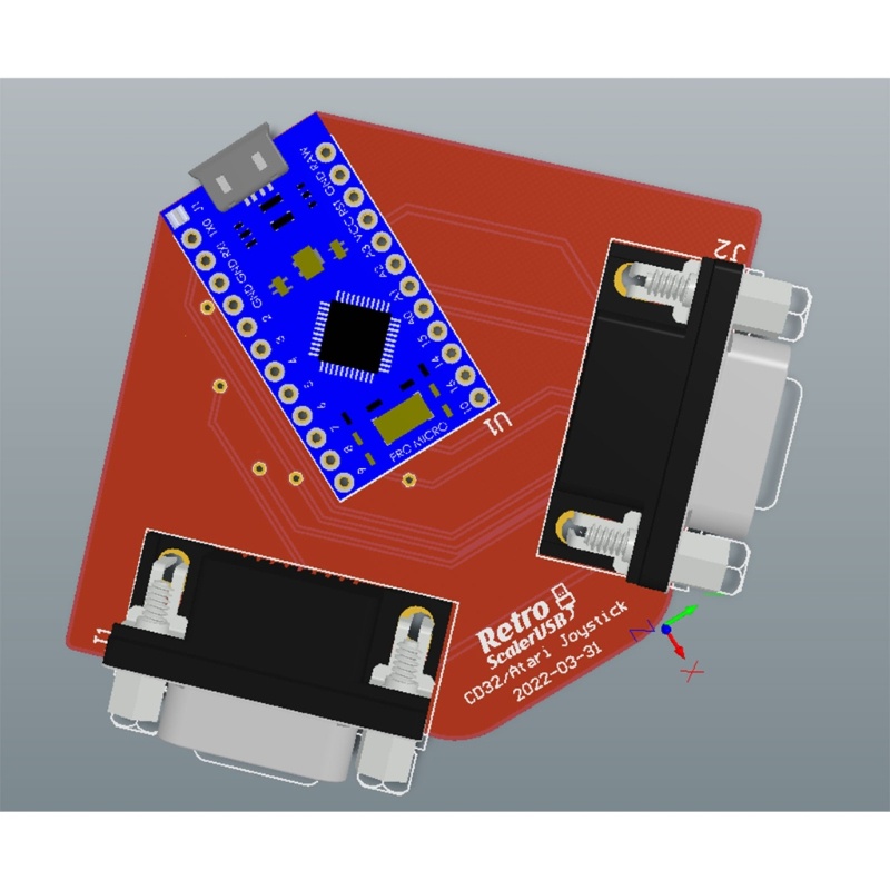 Zzz Adapter Konverter Joystick Ke USB Untuk SEGACD32