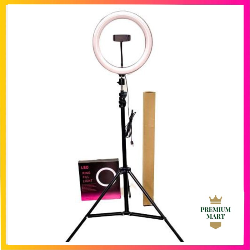 Ring Light 33cm Lengkap Tripod 2.1M Dan Holder Lampu Tiktok Dan Selfie [Paket]