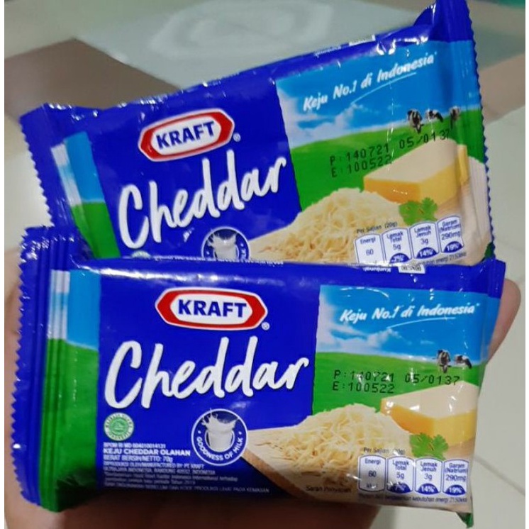 Kraft Cheddar keju 70 gram