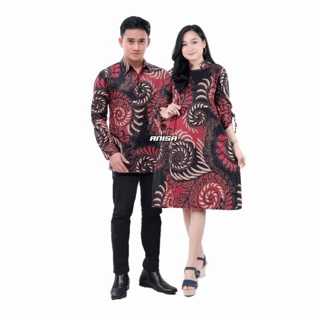 Couple batik seragam kerja