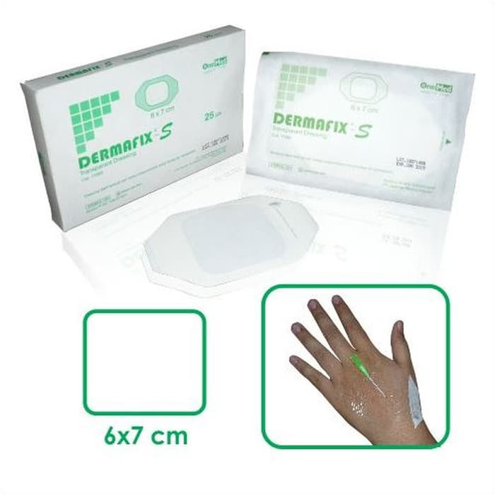 New Dermafix 6x7cm OneMed box 25pcs