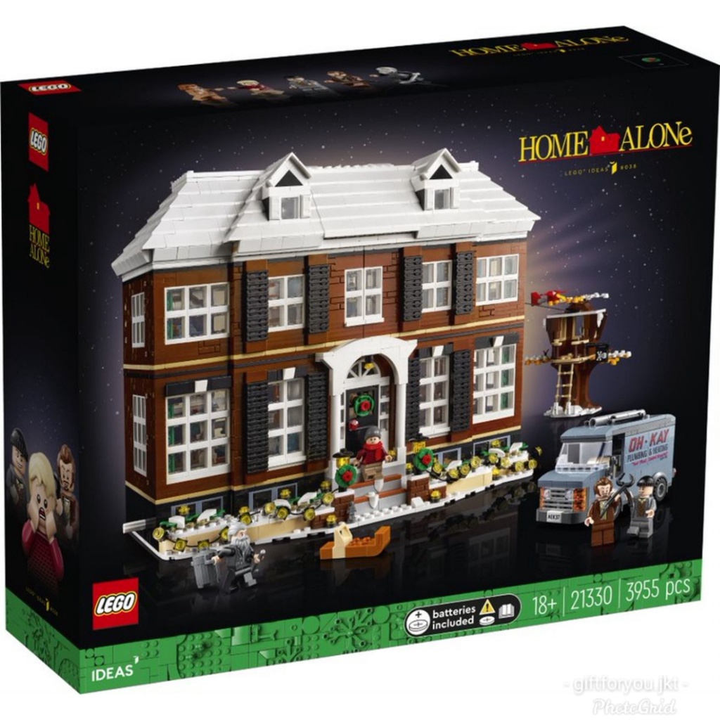 Lego Ideas 21330 Home Alone Mainan Bricks Film Movie Figure Toy Dekorasi Rumah Pajangan Art Hiasan C
