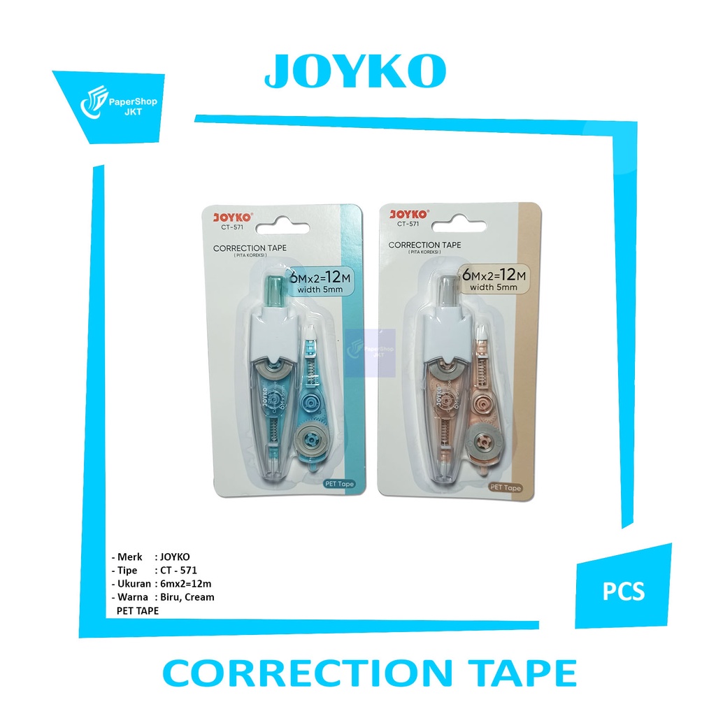 

Joyko - Correction Tape CT-571 - Pcs