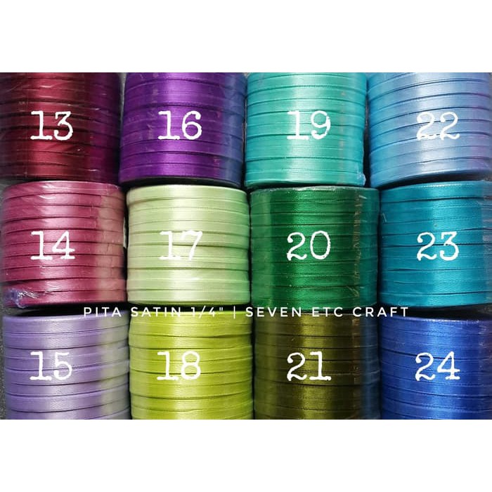 

MURAH MERIAH PITA SATIN 1/4" (0,6 CM) !!!