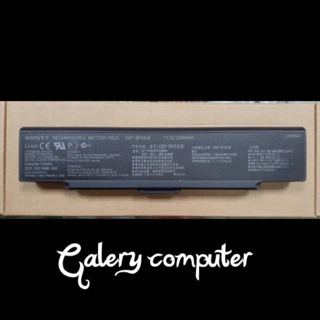 BATERAI Sony Vaio VGP-BPL9, VGP-BPS9/S, BPS9A, VGP-BPS9 ORIGINAL