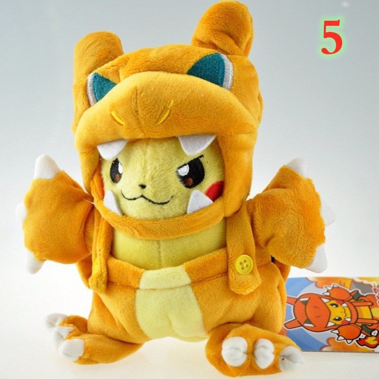 Boneka Pikachu Charizard 25-30cm Boneka Charizard Boneka Pokemon Boneka Pikachu Hoodie Charizard New