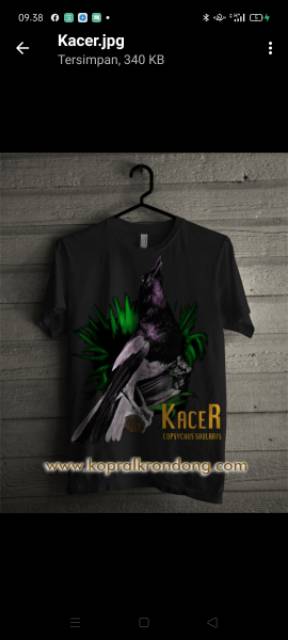 kaos burung combed 30s