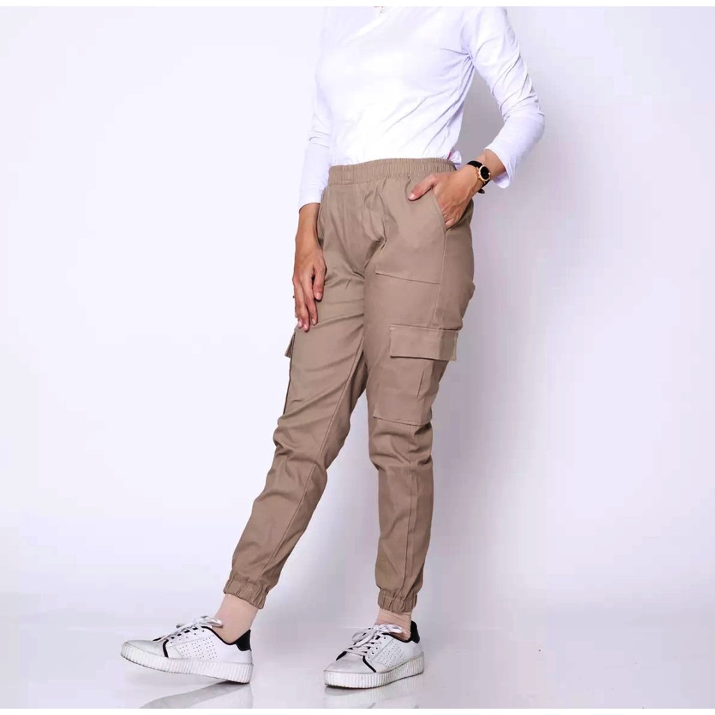 CELANA JOGGER  CEWEK / JOGGER CARGO WANITA