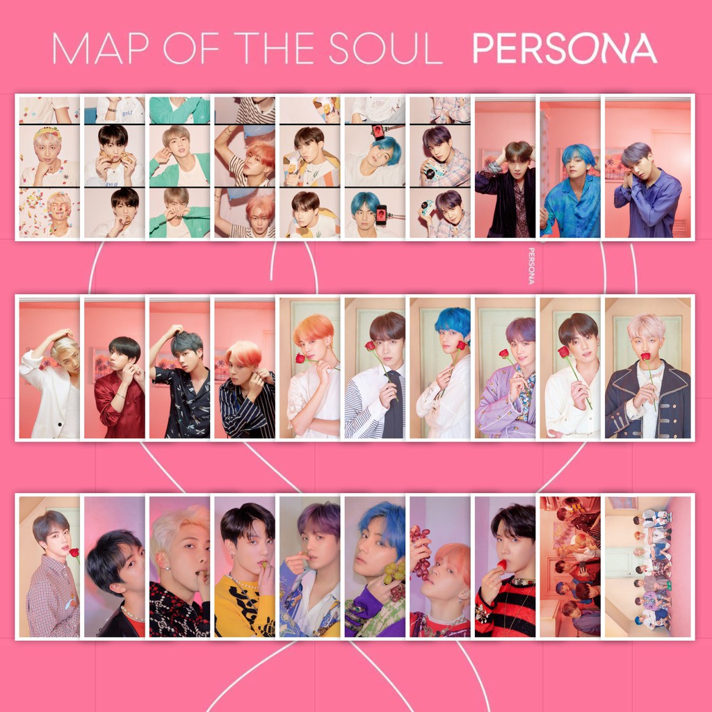 LC17 Lomo Card BTS Map of the Soul : Persona Isi 30 pcs