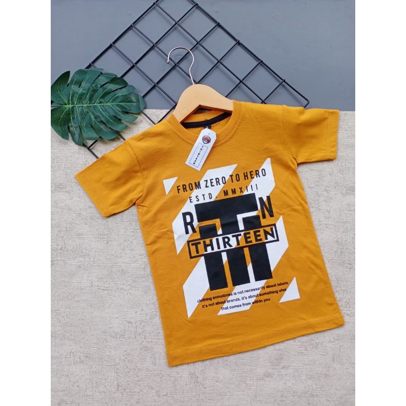 kaos couple anak dewasa terlaris baju distro anak unisex laki laki perempuan atasan