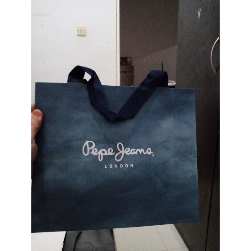 

paper bag pepe jeans