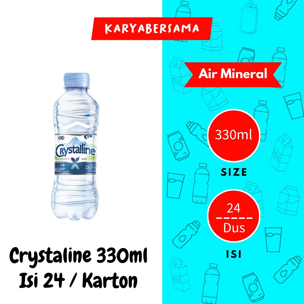 

Crystalin Air Mineral Botol 330ml Isi 24pcs / Dus