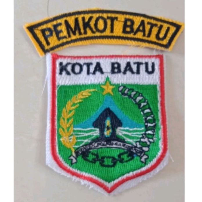 logo bordir pemkot batu/ kota batu