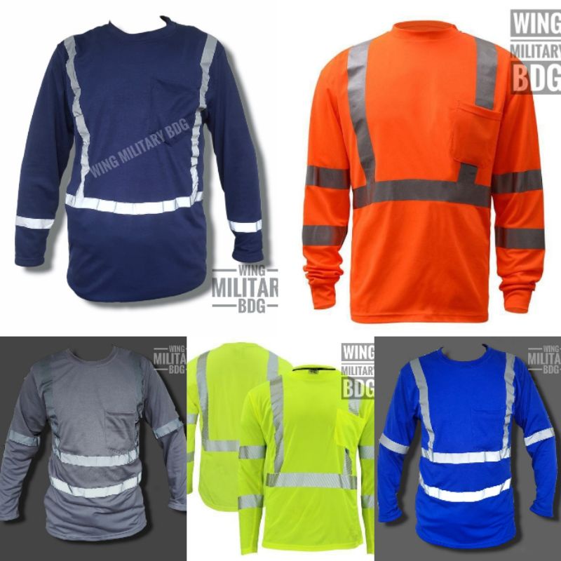 KAOS SAFETY PROYEK SCOTLIGHT LENGAN PANJANG