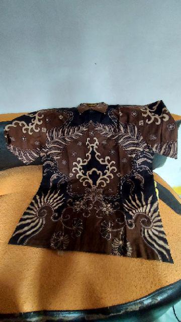 Kemeja Batik Reguler Fit Bahan Katun Baturaden B377