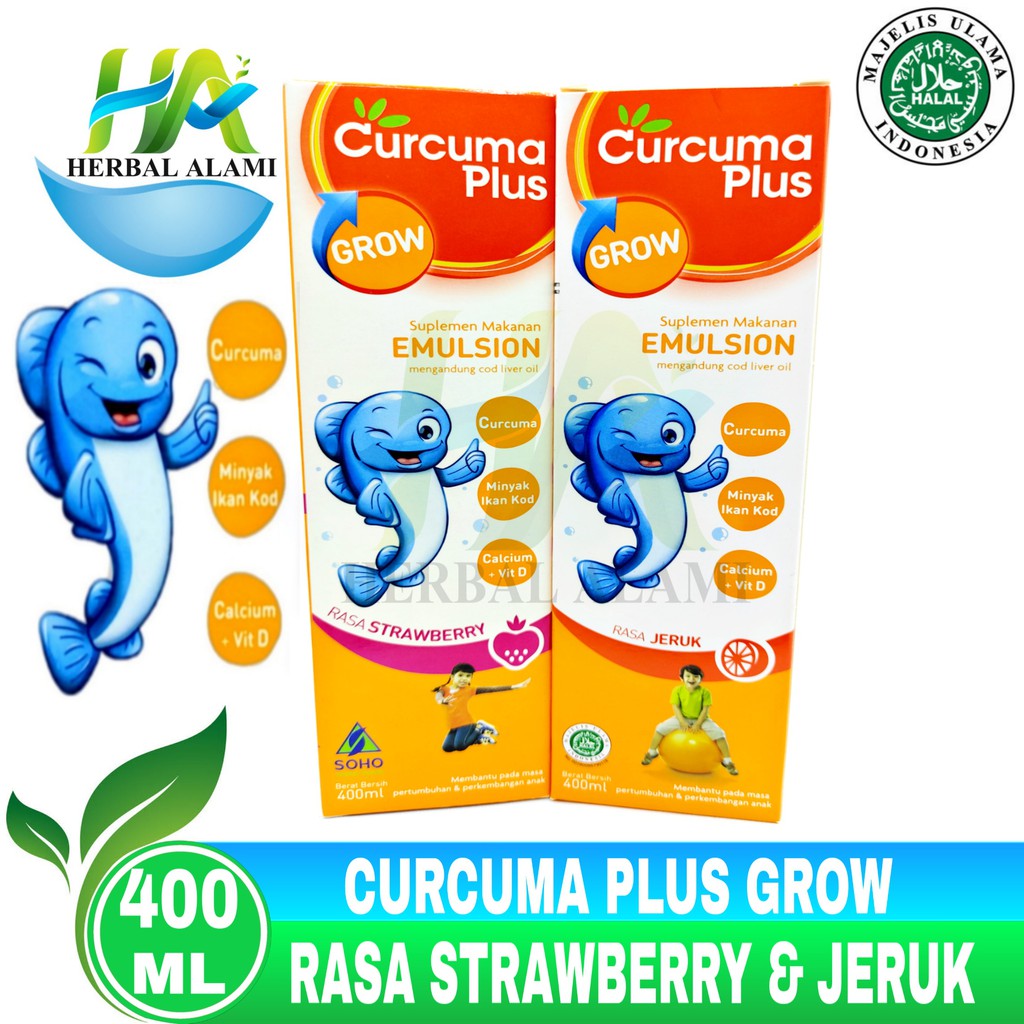 Curcuma Plus Grow 400 ml - Multivitamin Anak