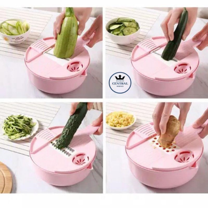 DIJAMIN TERMURAH !!12 IN 1 PARUTAN / PEELER / PEMOTONG / PEMARUT / PENYARING SERBAGUNA READY 3 WARNA